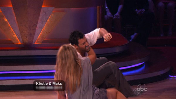 Kirstie Alley and her partner Maksim...