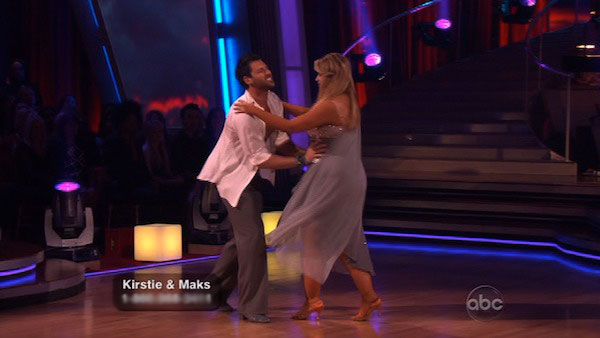 Kirstie Alley and her partner Maksim...