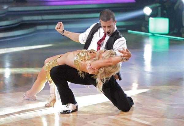 Chelsea Kane and her partner Mark Ballas...