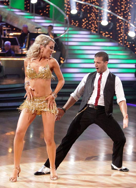 Chelsea Kane and her partner Mark Ballas...