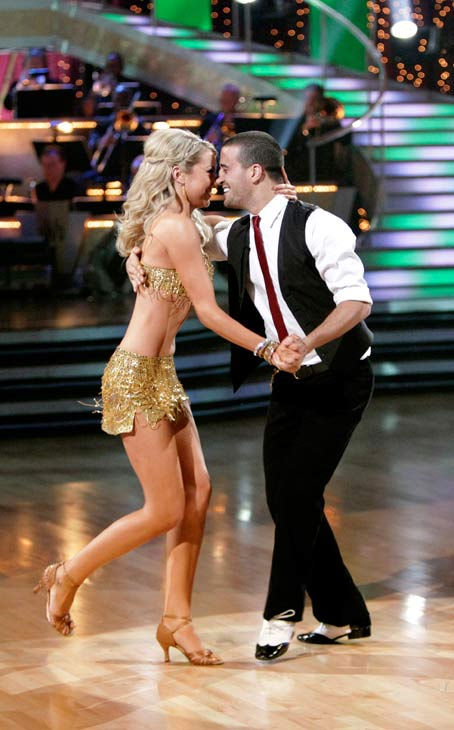 Chelsea Kane and her partner Mark Ballas...