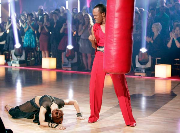 Sugar Ray Leonard and his partner Anna...