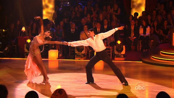 Ralph Macchio and his partner Karina Smirnoff...