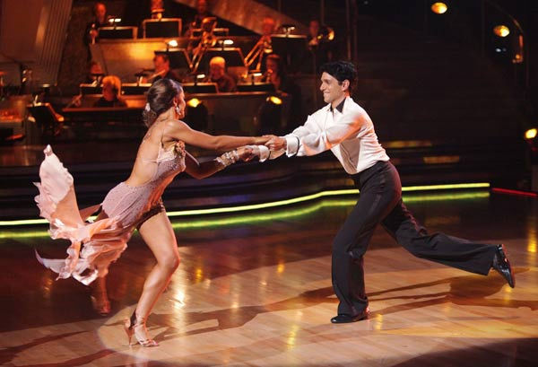 Ralph Macchio and his partner Karina Smirnoff...