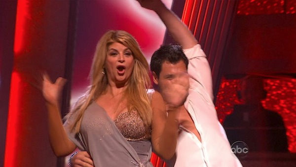 Kirstie Alley and her partner Maksim...