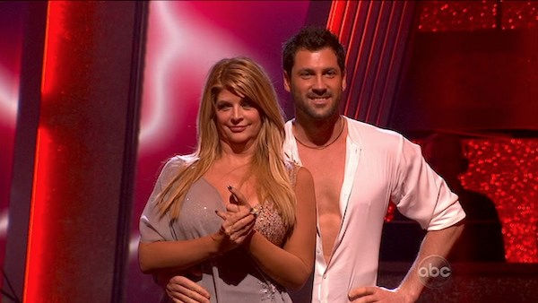 Kirstie Alley and her partner Maksim...
