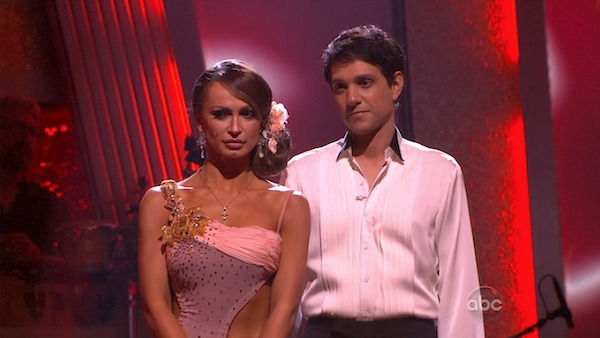 Ralph Macchio and his partner Karina Smirnoff...