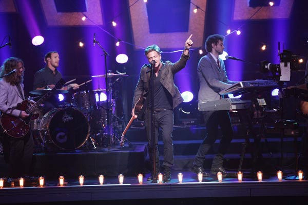 OneRepublic perform their new single 'Good Life'...