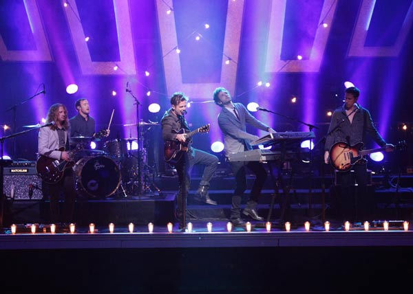 OneRepublic perform their new single 'Good Life'...