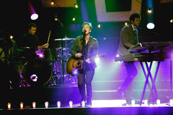 OneRepublic perform their new single 'Good Life'...