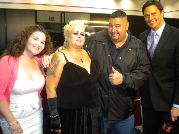 'On The Red Carpet' host Chris Balish interviews...