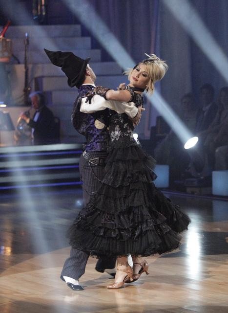 Chelsea Kane and her partner Mark Ballas...