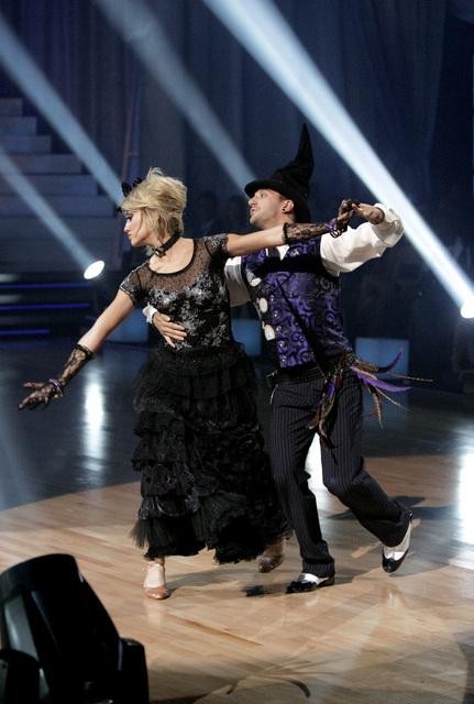 Chelsea Kane and her partner Mark Ballas...