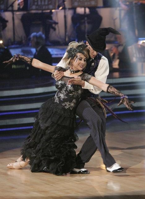 Chelsea Kane and her partner Mark Ballas...
