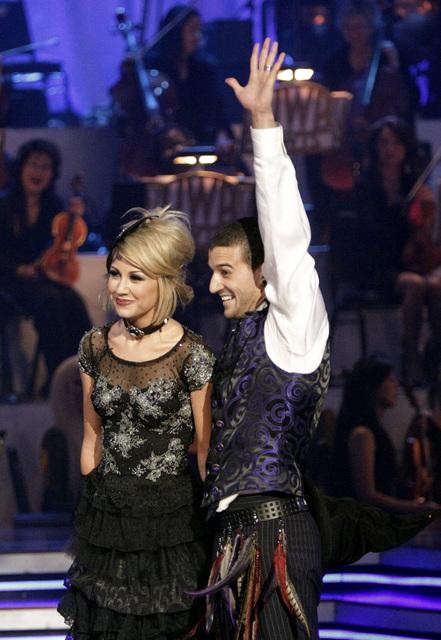 Chelsea Kane and her partner Mark Ballas...