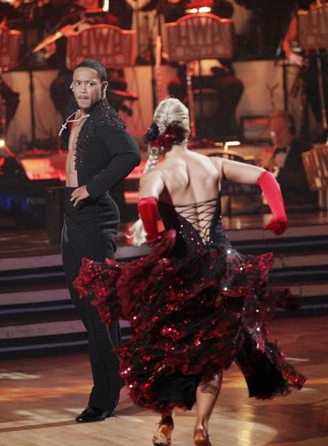 Romeo and his partner Chelsie Hightower received...