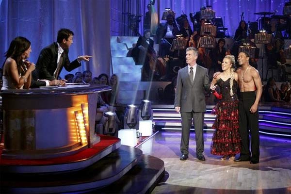 Romeo and his partner Chelsie Hightower received...