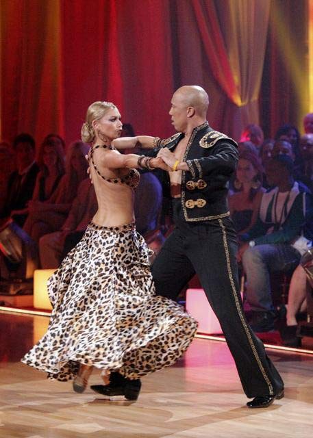 Hines Ward and his partner Kym Johnson received...