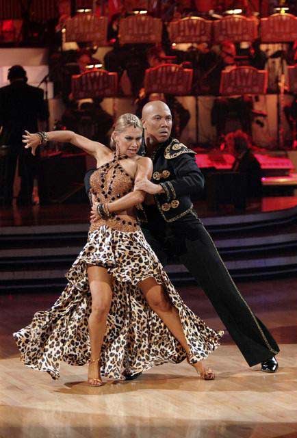 Hines Ward and his partner Kym Johnson received...