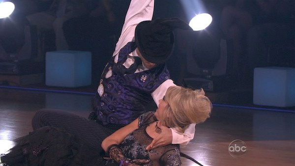 Chelsea Kane and her partner Mark Ballas...