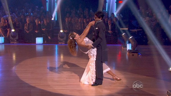 Ralph Macchio and his partner Karina Smirnoff...