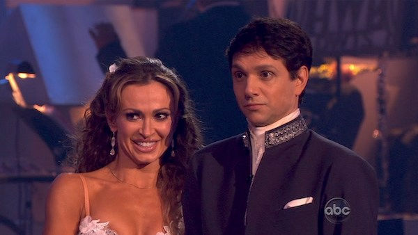 Ralph Macchio and his partner Karina Smirnoff...