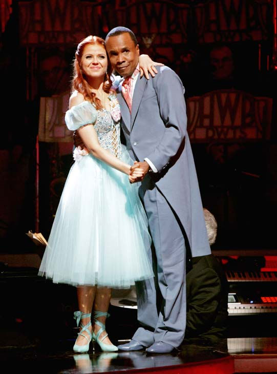 Sugar Ray Leonard and his partner Anna...