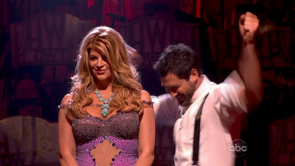 Kirstie Alley and her partner Maksim...