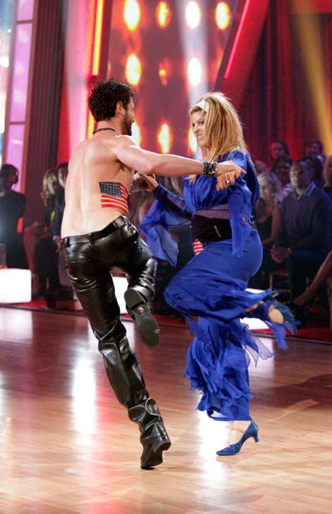 Kirstie Alley and her partner Maksim...