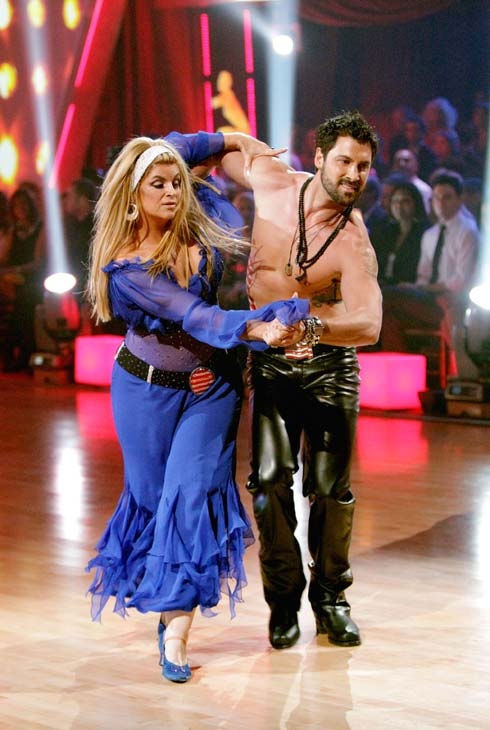 Kirstie Alley and her partner Maksim...