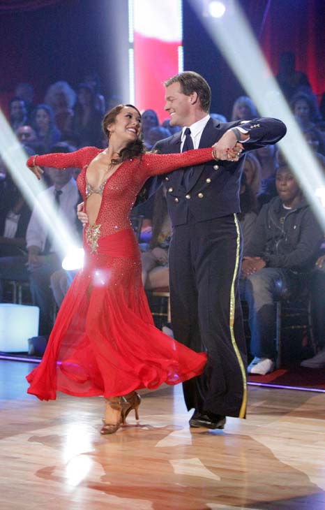 Chris Jericho and his partner Cheryl Burke...