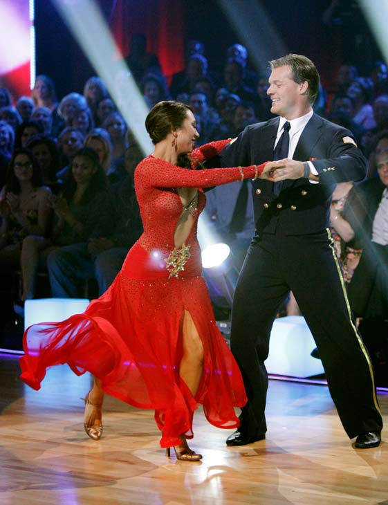 Chris Jericho and his partner Cheryl Burke...