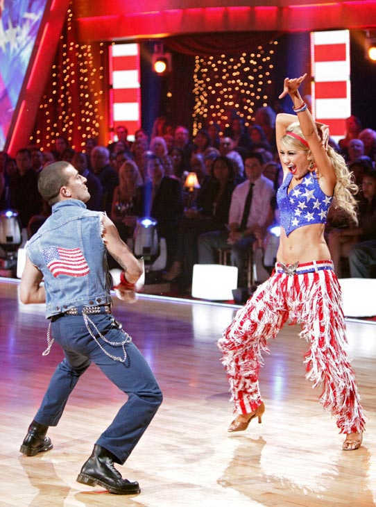 Chelsea Kane and her partner Mark Ballas...