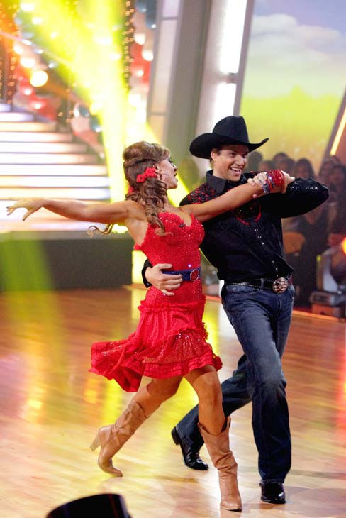 Ralph Macchio and his partner Karina Smirnoff...