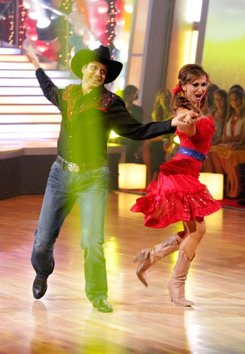 Ralph Macchio and his partner Karina Smirnoff...