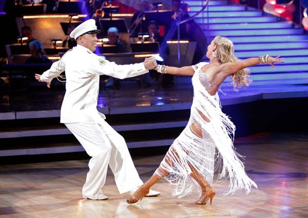 Hines Ward and his partner Kym Johnson received...