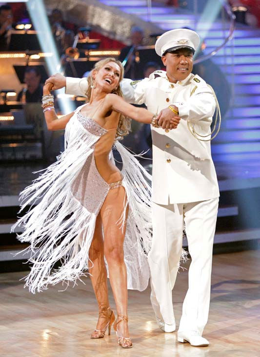Hines Ward and his partner Kym Johnson received...