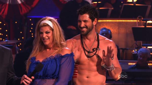 Kirstie Alley and her partner Maksim...