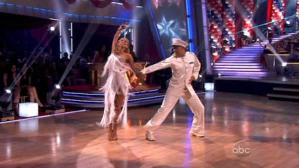 Hines Ward and his partner Kym Johnson received...