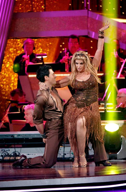 Kirstie Alley and her partner Maksim Chmerkovskiy dance Samba on week six of 'Dancing With The Stars.' The couple received a 26 out of 30 from the judges.