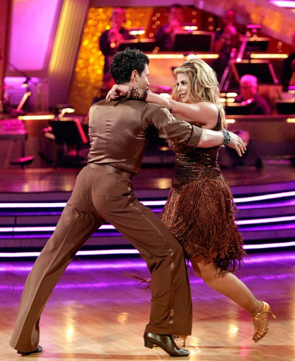 Kirstie Alley and her partner Maksim...