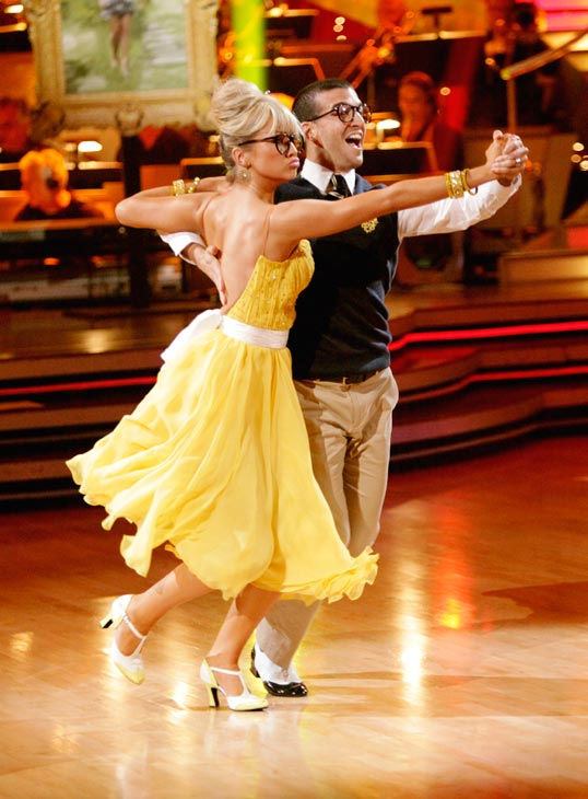 Chelsea Kane and her partner Mark Ballas...