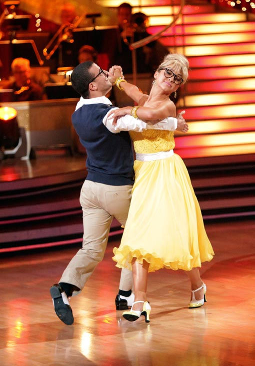 Chelsea Kane and her partner Mark Ballas...