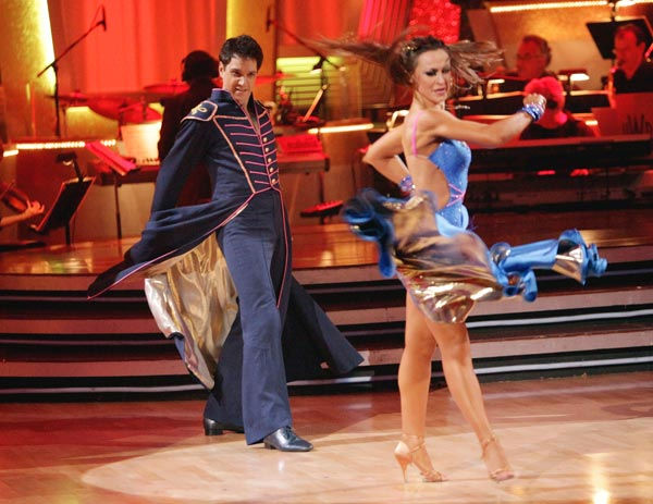 Ralph Macchio and his partner Karina Smirnoff received 24 out of 30 from the judges for their Paso Doble on week six of 'Dancing With The Stars.'