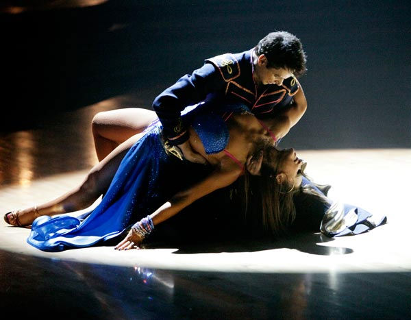 Ralph Macchio and his partner Karina Smirnoff...