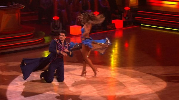 Ralph Macchio and his partner Karina Smirnoff...