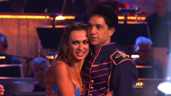 Ralph Macchio and his partner Karina Smirnoff...