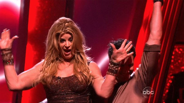 Kirstie Alley and her partner Maksim...