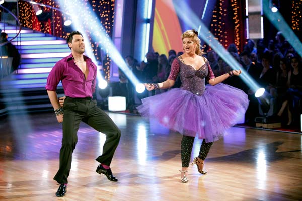 Kirstie Alley and her partner Maksim...