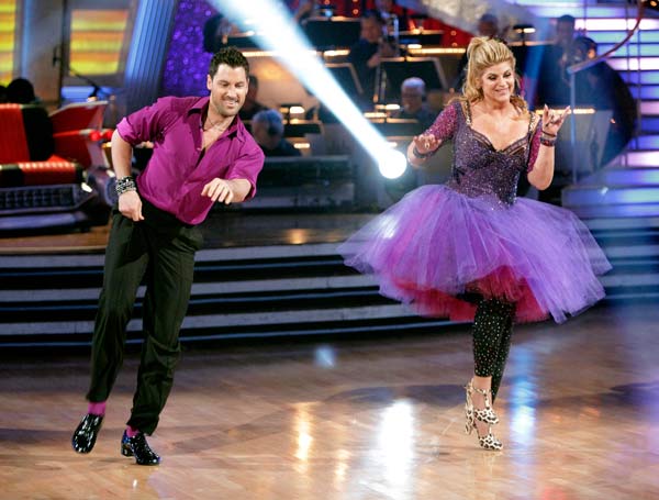 Kirstie Alley and her partner Maksim...